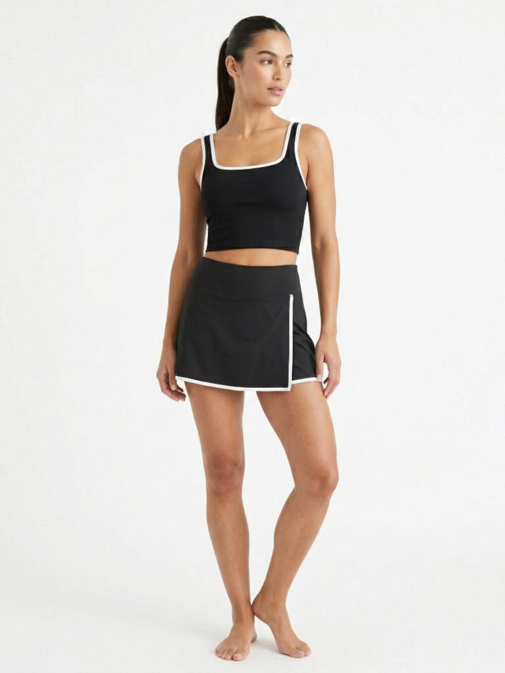 Abercrombie & Fitch / YPB Onyx Squareneck Tank size Small